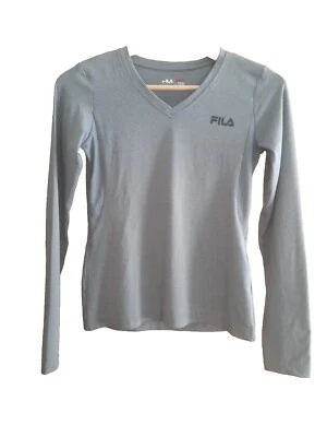 FILA Sport Live in Motion Meninas Cinza Manga Longa Tamanho G (14) excelente estado - Imagem 1 de 4