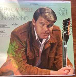 Glen Campbell Capitol Gold Record Gentle On My Mind ST 2809 Vinyl VG - Imagen 1 de 4