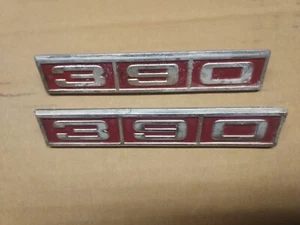 1968/69 FORD TORINO RANCHERO GALAXIE 390 EMBLEMS PAIR MUSTANG - Bild 1 von 4