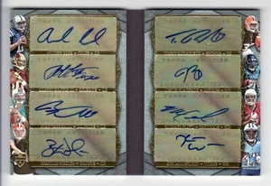 2012 Supreme 8 Auto Luck/Griffin/Tannehill/Richardson/Blackmon/Floyd/Wright 1/5 - Picture 1 of 2