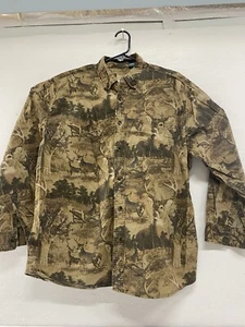 Legacy Falls Outfitters Camp Jagd Preppy Office Herren Langarm XL Hemd - Bild 1 von 9