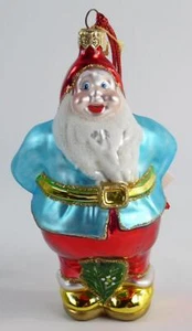 Kurt S Adler Ornament Polonaise Collection Handarbeit Weihnachtsmann von Komozja mit Etikett - Bild 1 von 8