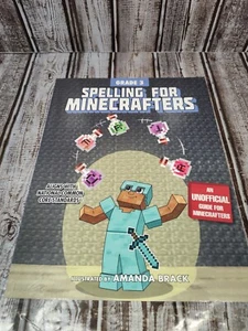 Spelling for Minecrafters: Grade 3 by Sky Pony Press (English) Paperback Book - Picture 1 of 9