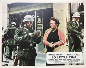 SO LITTLE TIME - MARIA SCHELL 8x 11x14”” UK LOBBY CARD SET 1952