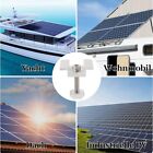 12 zestaw zacisk środkowy panelu słonecznego anodowane elementy montażowe ze stopu aluminium