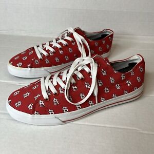 St Louis Cardinals MLB Row One Men 9 Women 10.5 Sneakers Shoe All Over Print
