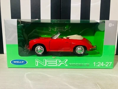 Welly Nex 1 24 1/24 Porsche 356B Cabrio - Immagine 1 di 2