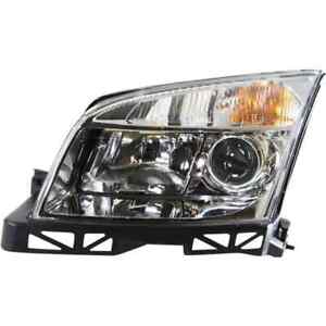 Headlight For 2006-2009 Mercury Milan Driver Side Chrome Housing With Clear Lens