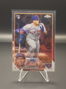 2023 Topps Chrome Francisco Alvarez  Rookie 203 New York Mets NM