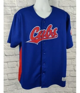 Camiseta deportiva de béisbol cosida todas las estrellas de los Chicago Cubs MLB Dynasty Series (1995), talla XL - Imagen 1 de 8