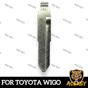 Llavero abatible para Toyota Wigo sin cortar - Imagen 1 de 2