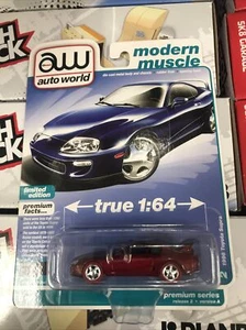 Auto World 1:64 * Premium * 1996 Toyota Supra * Ultra Red Chase Car * Rarität 2022 - Bild 1 von 1