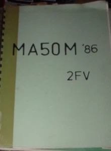 YAMAHA MA50M (2FV) 1986 PARTS CATALOGUE MANUAL - Bild 1 von 3