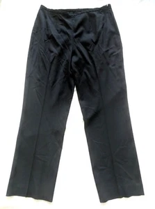 Escada 100% Wool Black Dress Professional Trousers Career Pants US 10 Euro 40 - Picture 1 of 5