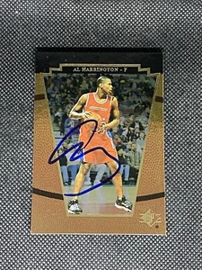 Al Harrington Indiana Pacers 1998-99 SP UD Signed Auto Card #8 ~ COA - Picture 1 of 3
