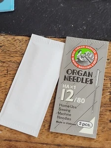 10pcs Organ Sewing Needles, HA X1 SIZE80/12 - Picture 1 of 1