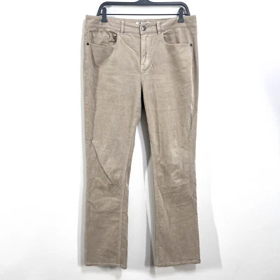Mountain Khakis Pants Womens 12R Beige Classic Fit Canyon Corduroy Straight Leg - Image 1 of 4