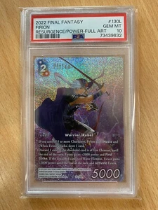 Firion (18-130L) FULL ART PSA 10 - Final Fantasy 73439632 - Picture 1 of 2