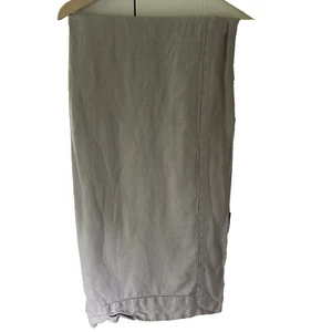 Sferra ? Linen Tablecloth Grey 62"x60" Square Hemstitched Classic * - Picture 1 of 6
