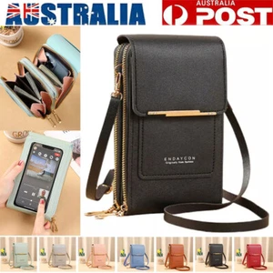 Anti-theft Leather Bag Small Crossbody Handbags Shoulder Handbag with Card Slots - Picture 1 of 22