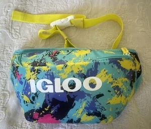 Igloo Seaside Thermo Bauchtasche Kühltasche Retro Color Splat Crossbody 3 Dosen - Bild 1 von 5
