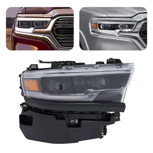 NEW RIGHT LED HEADLIGHT DUAL PROJECTOR FOR RAM 1500 2019 2020 2021 2022 RH OEM - Picture 1 of 24