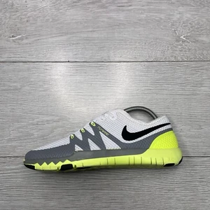 Nike Free Trainer 3.0 V3 White Grey Trainers Size 7 EU 41 US 8 - Picture 1 of 10