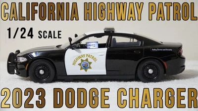 1/24 California Highway Patrol 2023 Charger Lights and Siren SEE DESCRIPTION! - Image 1 of 4