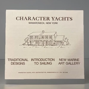 Vintage Character Yachts Mamaroneck New York Dealer Sales Brochure Herreshoff - Picture 1 of 4