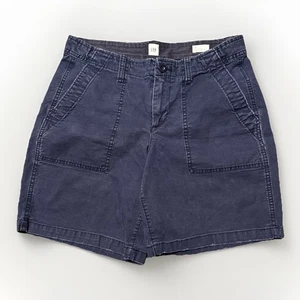 Gap Damengröße 6 Shorts entspannt Girlfriend Chino marineblau hoher Bund 29 x 7 - Bild 1 von 6