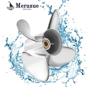 14 1/4 x 17 Fit Mercury 135-300HP Boat Propeller 15 tooth 135-300HP Stainless RH - Foto 1 di 7