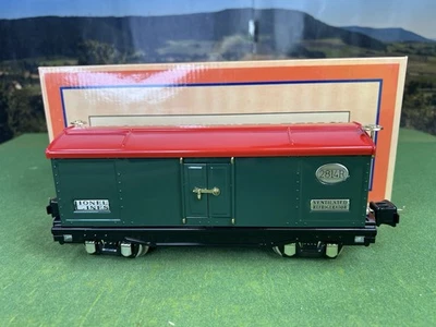 NEW LIONEL BY MTH O GAUGE TINPLATE 2814R CHRISTMAS REEFER CAR 11-70021 MINT - Image 1 of 4