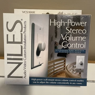 NILES HIGH POWER STEREO VOLUME CONTROL VCS100R  White New in box - Image 1 of 3