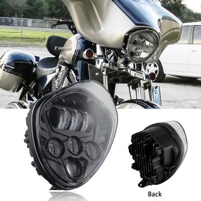 Faro LED 6000K blanco frío haz alto/bajo DRL Plug-N-Play para Victory Kingpin Foto 1 de 4