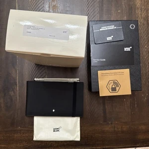 Montblanc Extreme 2.0 Travel Organizer Geldbörse 9cc Schwarz Leder 123952 - Bild 1 von 5