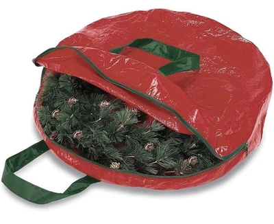 New Whitmor 6129-5349 Christmas Wreath and Garland Storage Bag Waterproof - Image 1 of 2