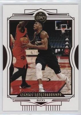 2020-21 Panini Chronicles Legacy Red Giannis Antetokounmpo #689 - Image 1 of 2