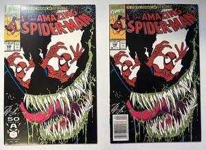 AMAZING SPIDER-MAN #346 NEWSSTAND & DIRECT EDITIONS (2)(MARVEL 1991) - Picture 1 of 15