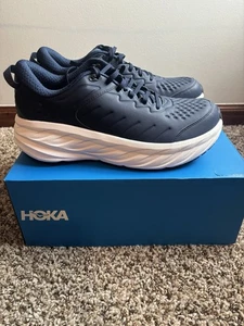 Hoka Bondi SR Herren Größe 13 Outerspace Weiß Leder Laufschuhe 1110520-OTRS - Bild 1 von 8