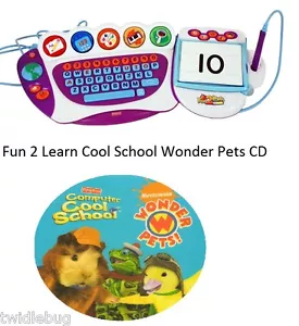 Fisher Price Fun 2 Learn Computer Cool School Software Wonder Pets Game CD - Picture 1 of 3