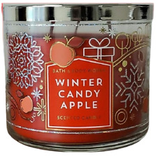 Bath & Body Works 3-Wick Scented Candle in WINTER CANDY APPLE Candle