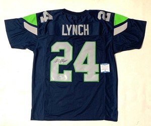marshawn lynch signed jersey