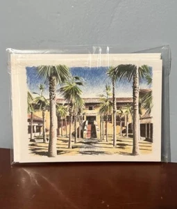 Stanford University Grußkarten Set 4 mit Umschlägen Lamprell Zeichnungen 2003 Neu aus altem Lagerbestand - Bild 1 von 12