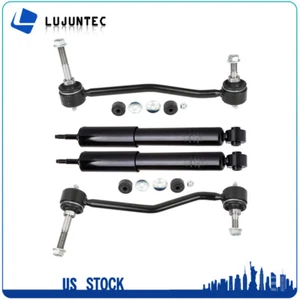 4 Pieces 4WD Front Shock & Sway Bars for 2000-2004 Ford F-450 F-350 F-250 F-550 - Picture 1 of 7