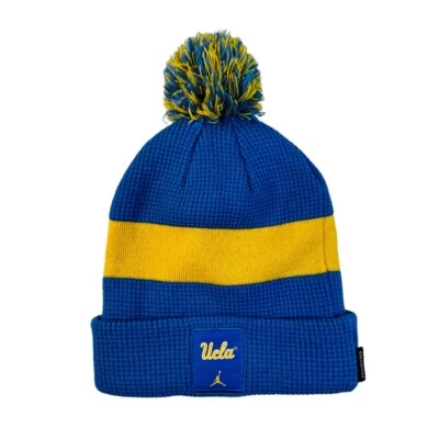 Jordan UCLA Bruins winter hat ski cap toboggan w/ pom on top - Image 1 of 3