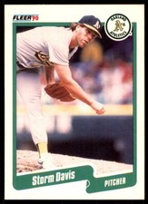 1990 Fleer Storm Davis Baseball Cards #5
