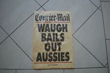STEVE WAUGH ORIGINAL 1998 AUSTRALIAN NEWS STAND ADVERTISING POSTER! CRICKET