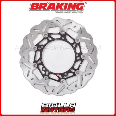 WK111L DISCO FRENO ANTERIORE SX BRAKING YAMAHA YZF R6 600 2016 - WAVE FLOTTANTE  Foto 1 de 4