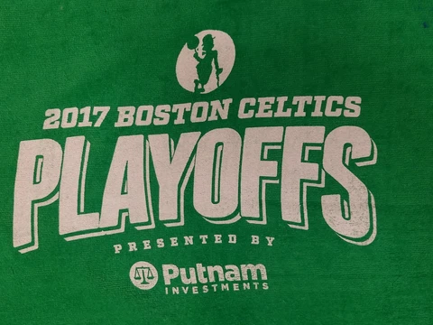 Boston Celtics Playoff Green Rally Towel Giveaway 4-30-17 vs Washington Wizards Cover