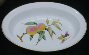 ROYAL WORCESTER EVESHAM GOLD OVAL CASSEROLE, VEGETABLE BOWL, DISH, 11.25 INCHES - Picture 1 of 3
